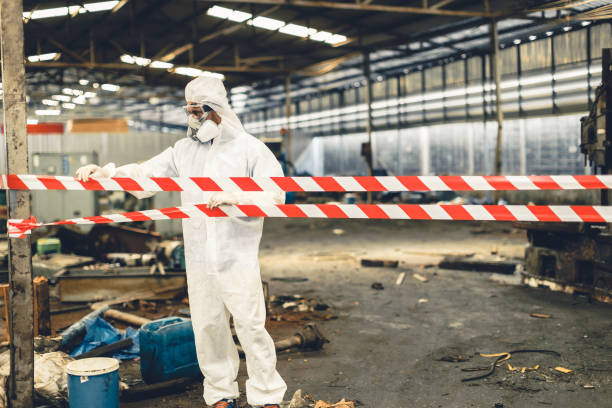 Professional Hoarding Cleanup technician working in Hanover, MA